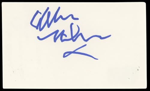 Allan Melvin The Brady Bunch Authentic Signed 3x5 Index Card BAS #BN89129