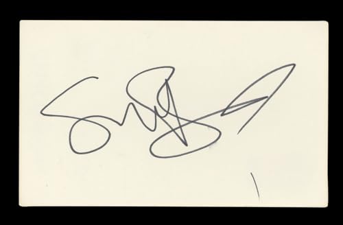 Sarah Brightman Singer Authentic Signed 3x5 Index Card Autographed BAS #AD70122