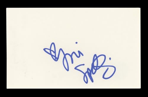 Tori Spelling Beverly Hills 90210 Authentic Signed 3x5 Index Card BAS #BL96669