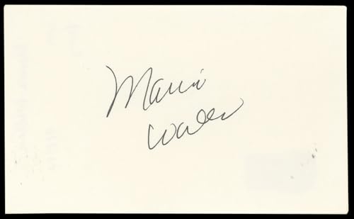 Marcia Wallace The Simpsons Authentic Signed 3x5 Index Card BAS #BN89212