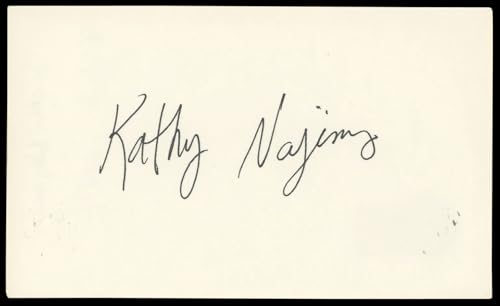 Kathy Najimy Hocus Pocus Authentic Signed 3x5 Index Card BAS #BN89205