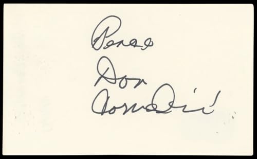 Don Cornelius Soul Train "Peace" Authentic Signed 3x5 Index Card BAS #BN89220