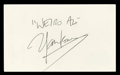 Weird Al Yankovic Musician Authentic Signed 3x5 Index Card BAS #BL98462