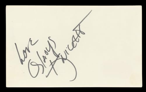 Gladys Knight "Love" Authentic Signed 3x5 Index Card Autographed BAS #BL96644