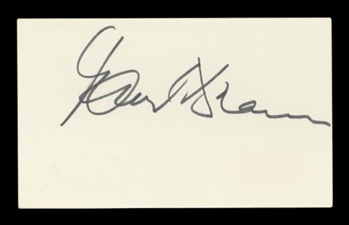 Maude Adams The Man with the Golden Gun Signed 3x5 Index Card BAS #AD70167