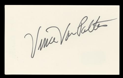 Vincent Van Patten 7 Days to Vegas Authentic Signed 3x5 Index Card BAS #BL96837