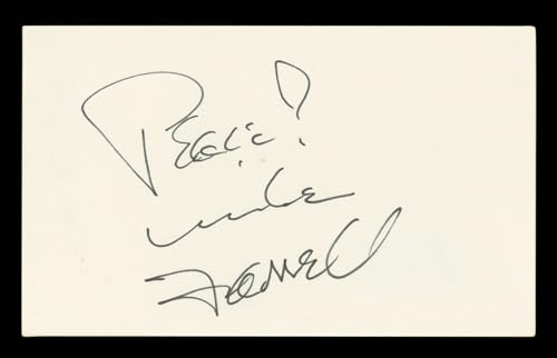 Mike Farrell M*A*S*H "Peace!" Authentic Signed 3x5 Index Card BAS #BL96775