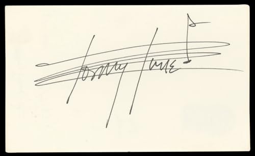 Tommy Tune Hello, Dolly! Authentic Signed 3x5 Index Card BAS #BL96882
