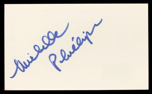 Michelle Phillips Knots Landing Authentic Signed 3x5 Index Card BAS #BL98856