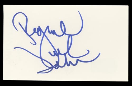 Reginald VelJohnson Family Matters Authentic Signed 3x5 Index Card BAS #BL98456
