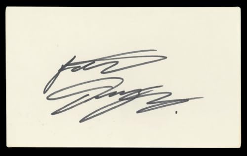 Patrick Dempsey Grey's Anatomy Authentic Signed 3x5 Index Card BAS #BL98503