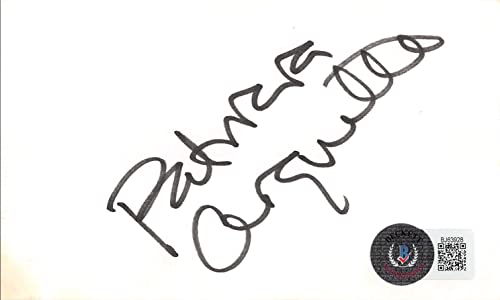 Patricia Arquette Medium Authentic Signed 3x5 Index Card BAS #BJ63928