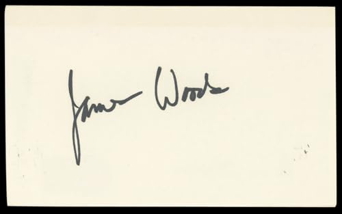 James Woods John Carpenters' Vampires Signed 3x5 Index Card BAS #BN89410