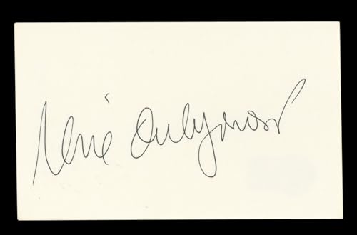 René Auberjonois Star Trek Signed 3x5 Index Card Autographed BAS #AD70186