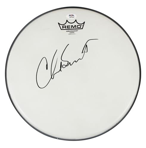 Chad Smith Red Hot Chili Peppers Authentic Signed 12 Inch Drum Head PSA #AM19984