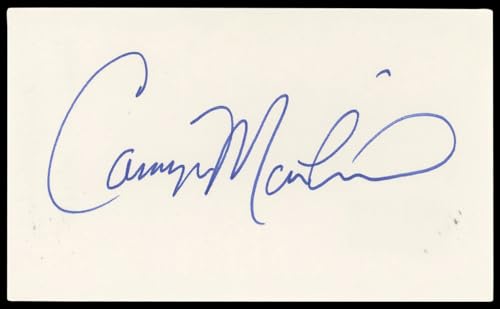 Camryn Manheim The Practice Authentic Signed 3x5 Index Card BAS #BN89167
