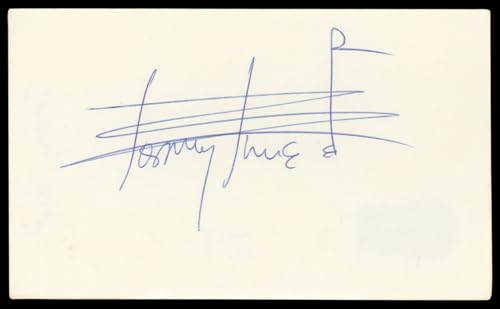 Tommy Tune Hello, Dolly! Authentic Signed 3x5 Index Card BAS #BL96883