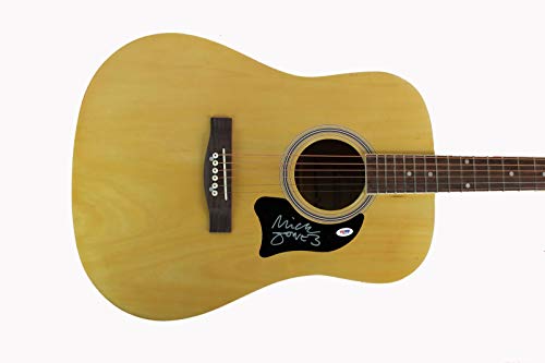 Mick Jones The Clash Authentic Signed Acoustic Guitar PSA/DNA #Q51228