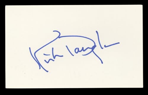 Kirk Douglas Spartacus Authentic Signed 3x5 Index Card Autographed BAS #BL96692