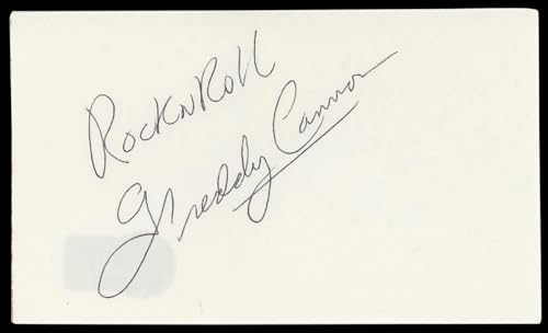 Freddy Cannon Musician "Rock N Roll" Signed 3x5 Index Card BAS #BM57155