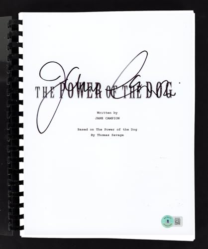 Jane Campion The Power of the Dog Authentic Signed Movie Script BAS #BK02229
