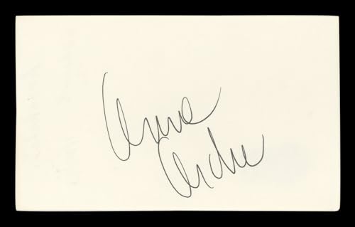 Anne Archer Fatal Attraction Authentic Signed 3x5 Index Card BAS #BL96928