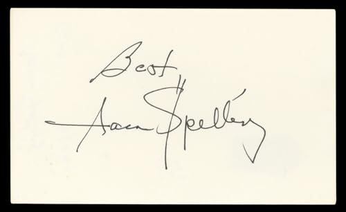 Aaron Spelling Charlie's Angels "Best" Signed 3x5 Index Card BAS #BL96868