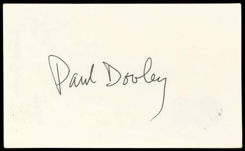 Paul Dooley Breaking Away Authentic Signed 3x5 Index Card BAS #BN89236