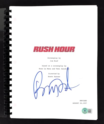 Brett Ratner Rush Hour Authentic Signed Movie Script Autographed BAS #BK02188