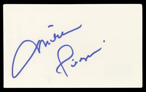Mitch Pileggi The X-Files Authentic Signed 3x5 Index Card BAS #BL96502