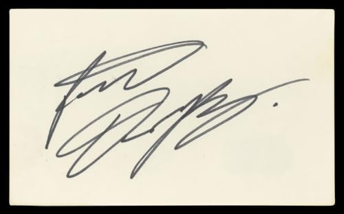 Patrick Dempsey Grey's Anatomy Authentic Signed 3x5 Index Card BAS #BL98505