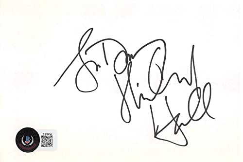 Anthony Michael Hall The Breakfast Club Signed 4x6 Index Card BAS #BJ63984