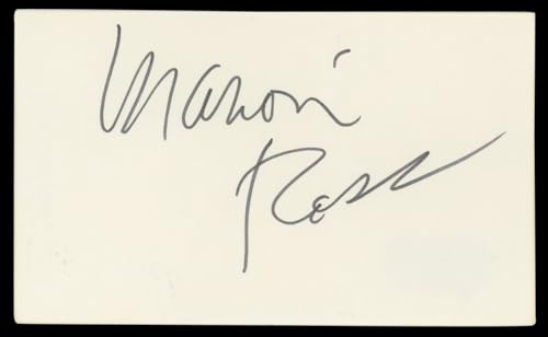Marion Ross Happy Days Authentic Signed 3x5 Index Card Autographed BAS #BL96345