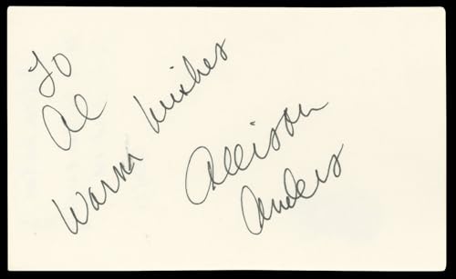 Allison Anders Four Rooms "To Al warm wishes" Signed 3x5 Index Card BAS #AD70389