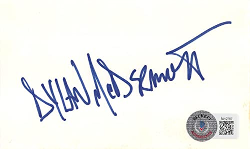 Dylan McDermott The Practice Authentic Signed 3x5 Index Card BAS #BJ12787