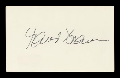 Maude Adams The Man with the Golden Gun Signed 3x5 Index Card BAS #AD70166