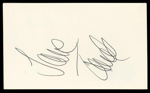 Jane Fonda Klute Authentic Signed 3x5 Index Card Autographed BAS #BM56951