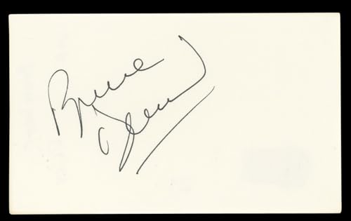Bruce Dern The Hateful Eight Authentic Signed 3x5 Index Card BAS #BL96823