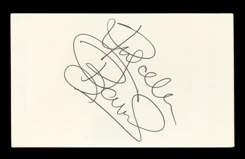 Priscilla Barnes Three's Company Signed 3x5 Index Card Autographed BAS #AD70351