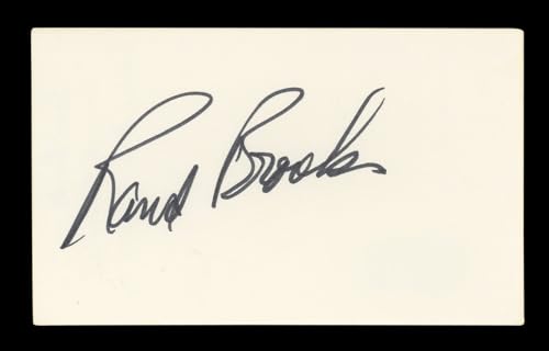 Rand Brooks Gone with the Wind Signed 3x5 Index Card Autographed BAS #AD70127