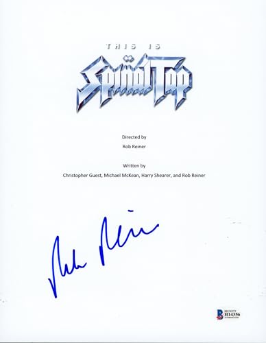 Rob Reiner This Is Spinal Tap Authentic Signed Movie Script Cover BAS #H14356