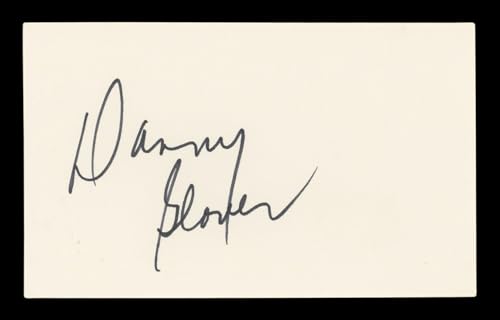 Danny Glover Lethal Weapon Signed 3x5 Index Card Autographed BAS #BL96623