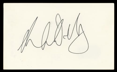 Rebecca De Mornay Risky Business Authentic Signed 3x5 Index Card BAS #BL96831