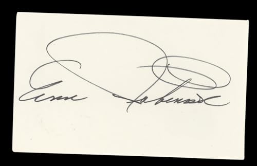 Anne Robinson The Weakest Link Signed 3x5 Index Card Autographed BAS #AD70252