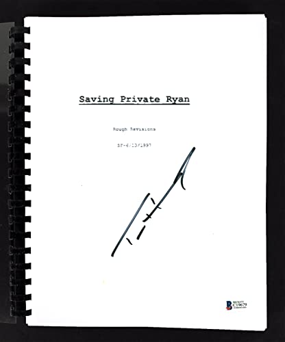 Tom Hanks Saving Private Ryan Authentic Signed Replica Movie Script BAS #C19679