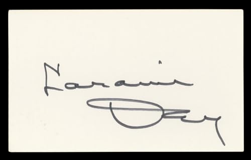 Laraine Day Foreign Correspondent Authentic Signed 3x5 Index Card BAS #BL96818