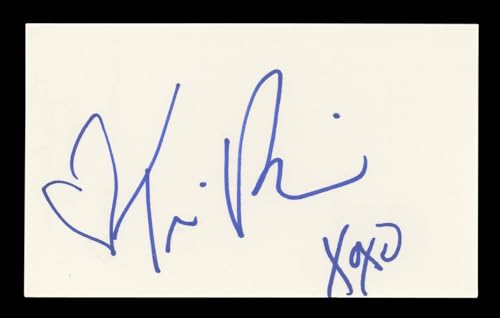 Traci Bingham Baywatch Authentic Signed 3x5 Index Card Autographed BAS #AD70219