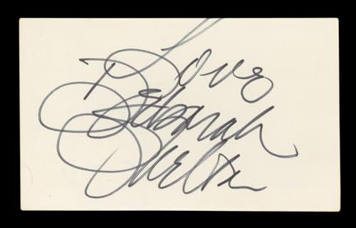 Deborah Shelton Nip/Tuck Signed 3x5 Index Card Autographed BAS #AD70281