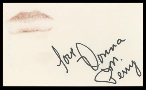 Donna M. Perry Playboy "Love" Authentic Signed 3x5 Index Card BAS #BL98638