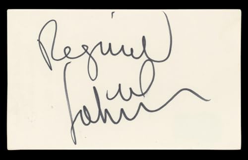 Reginald VelJohnson Family Matters Authentic Signed 3x5 Index Card BAS #BL98786